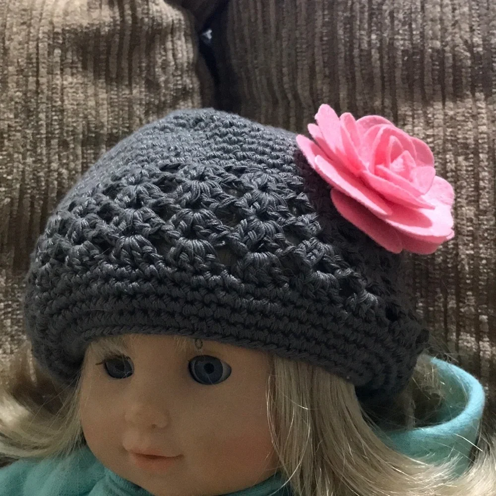 PLH Bows Crochet Infant Cap